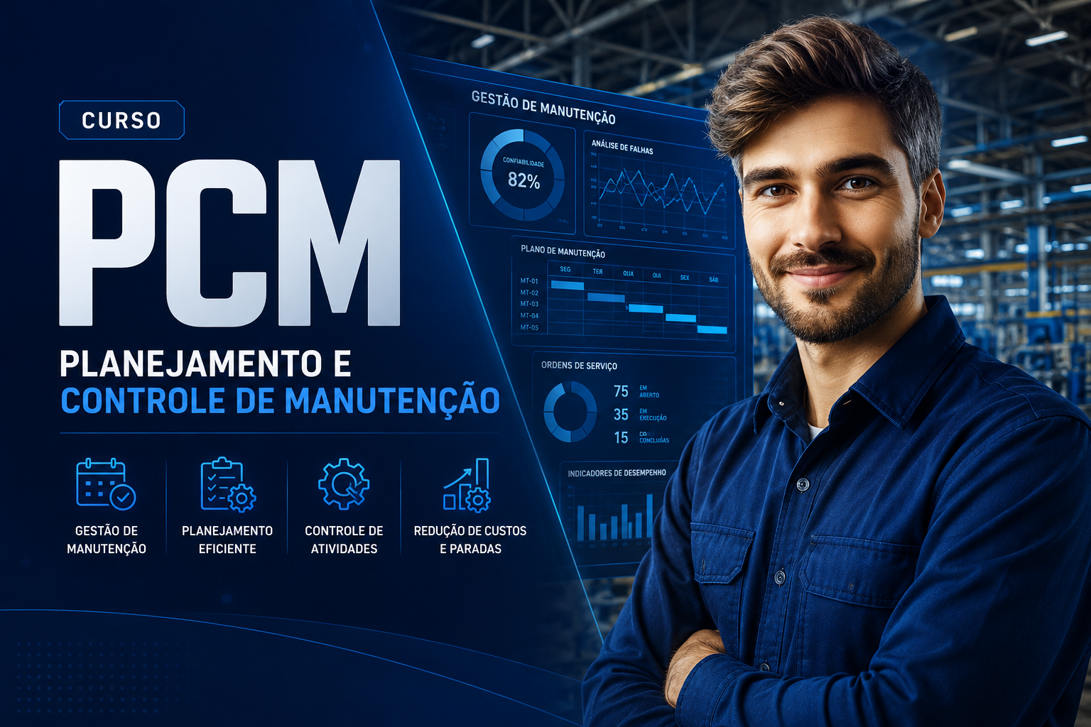 Curso de PCM - Planejamento e Controle da Manutenção